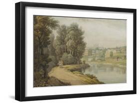 Exeter as Seen from the River, 1816-John White Abbott-Framed Giclee Print