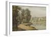 Exeter as Seen from the River, 1816-John White Abbott-Framed Giclee Print