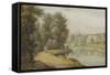 Exeter as Seen from the River, 1816-John White Abbott-Framed Stretched Canvas