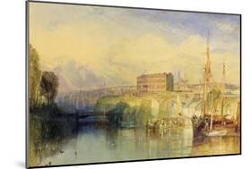 Exeter, C.1827-J. M. W. Turner-Mounted Giclee Print