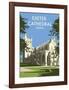 Exeter Cathedral - Dave Thompson Contemporary Travel Print-Dave Thompson-Framed Giclee Print