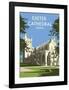 Exeter Cathedral - Dave Thompson Contemporary Travel Print-Dave Thompson-Framed Giclee Print