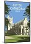 Exeter Cathedral - Dave Thompson Contemporary Travel Print-Dave Thompson-Mounted Giclee Print