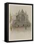 Exeter Cathedral Devon-Cecil Aldin-Framed Stretched Canvas