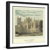 Exeter Cathedral, from the Bishop's Garden-John Francis Salmon-Framed Giclee Print