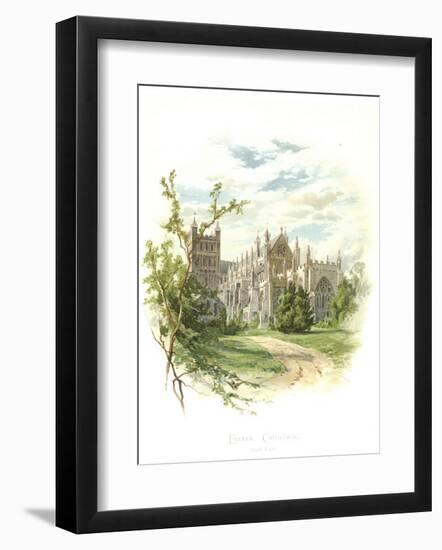 Exeter Cathedral, South East-Arthur Wilde Parsons-Framed Art Print