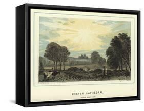 Exeter Cathedral, South West View-John Francis Salmon-Framed Stretched Canvas