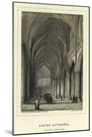 Exeter Cathedral, the Nave Looking West-John Francis Salmon-Mounted Giclee Print