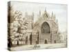 Exeter Cathedral, West Front-null-Stretched Canvas