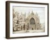 Exeter Cathedral, West Front-null-Framed Giclee Print