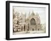 Exeter Cathedral, West Front-null-Framed Giclee Print