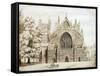 Exeter Cathedral, West Front-null-Framed Stretched Canvas