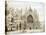 Exeter Cathedral, West Front-null-Stretched Canvas