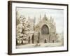 Exeter Cathedral, West Front-null-Framed Giclee Print