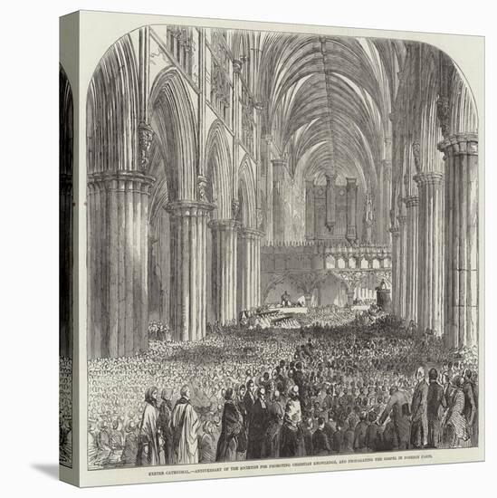 Exeter Cathedral-null-Stretched Canvas