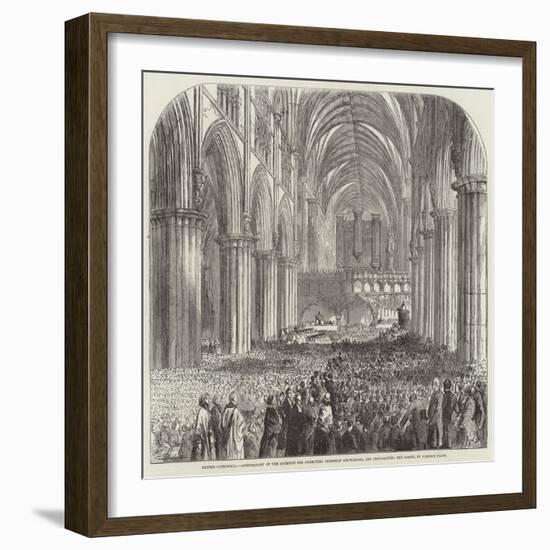 Exeter Cathedral-null-Framed Giclee Print