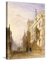 Exeter College, Oxford, 1835 (W/C with Graphite and Gum on Paper)-Joseph Murray Ince-Stretched Canvas
