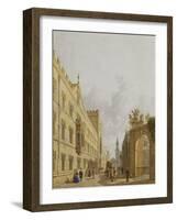 Exeter College, Oxford-George Pyne-Framed Giclee Print