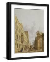 Exeter College, Oxford-George Pyne-Framed Giclee Print