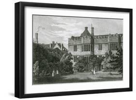 Exeter College, Oxford-J and HS Storer-Framed Art Print
