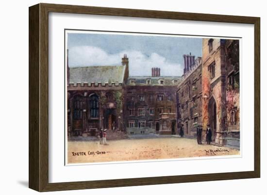 Exeter College, Quad-William Matthison-Framed Giclee Print