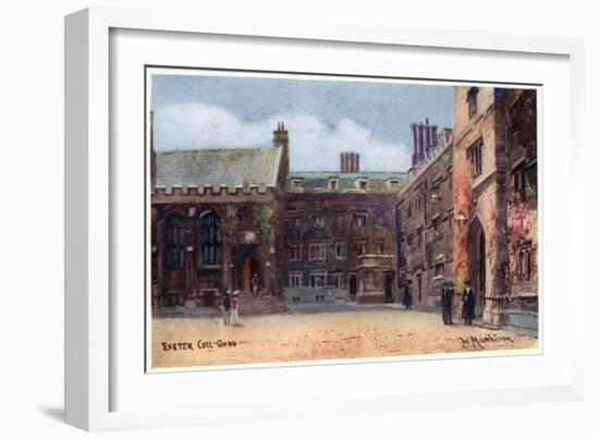 Exeter College, Quad-William Matthison-Framed Giclee Print