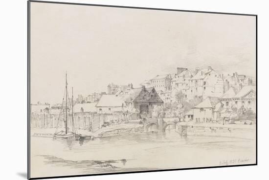 Exeter Custom House and Quay, 1831-Henry Courtney Selous-Mounted Giclee Print