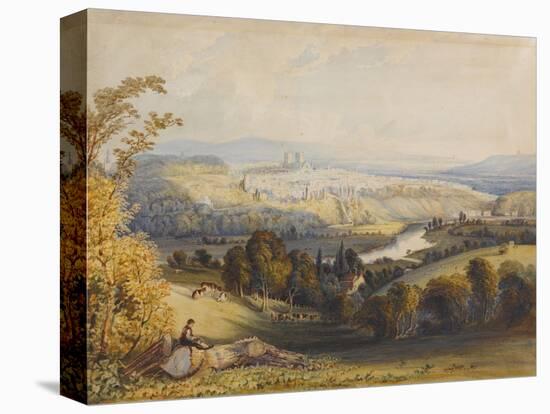 Exeter from Exwick, 1773-William Havell-Stretched Canvas