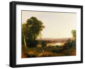 Exeter from Exwick-William Traies-Framed Giclee Print