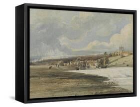 Exeter from Trew's Weir, C.1799-Thomas Girtin-Framed Stretched Canvas