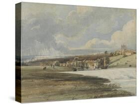 Exeter from Trew's Weir, C.1799-Thomas Girtin-Stretched Canvas