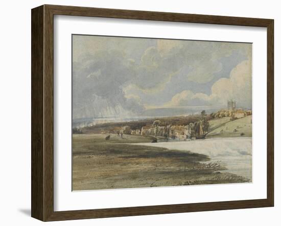 Exeter from Trew's Weir, C.1799-Thomas Girtin-Framed Giclee Print