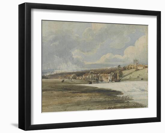 Exeter from Trew's Weir, C.1799-Thomas Girtin-Framed Giclee Print