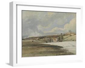 Exeter from Trew's Weir, C.1799-Thomas Girtin-Framed Giclee Print