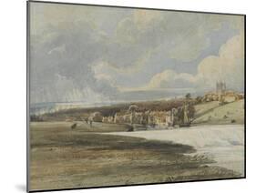 Exeter from Trew's Weir, C.1799-Thomas Girtin-Mounted Giclee Print