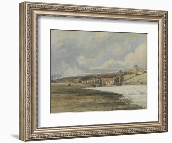 Exeter from Trew's Weir, C.1799-Thomas Girtin-Framed Giclee Print