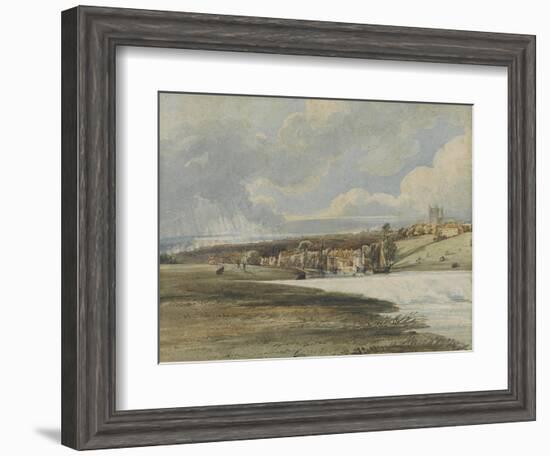 Exeter from Trew's Weir, C.1799-Thomas Girtin-Framed Giclee Print