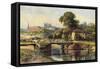 Exeter General View-Ernest W Haslehust-Framed Stretched Canvas