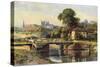 Exeter General View-Ernest W Haslehust-Stretched Canvas