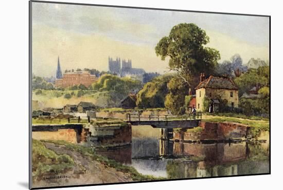 Exeter General View-Ernest W Haslehust-Mounted Photographic Print