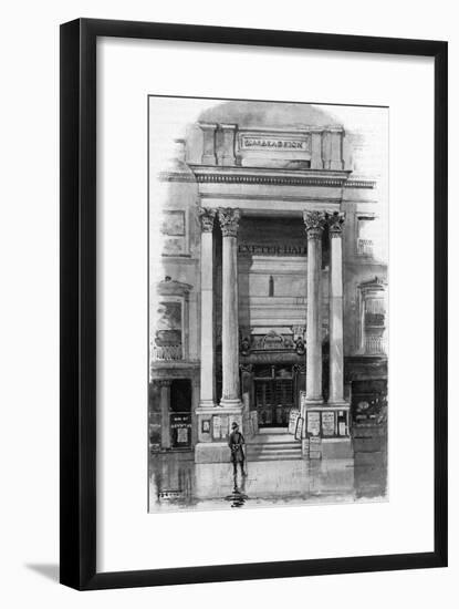 Exeter Hall, London, 1901-Harry Fenn-Framed Art Print