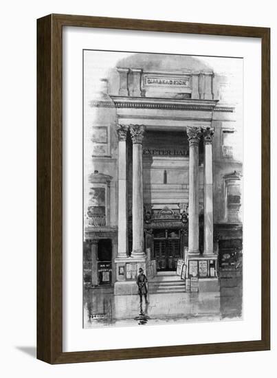 Exeter Hall, London, 1901-Harry Fenn-Framed Art Print