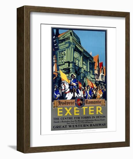 Exeter-null-Framed Art Print