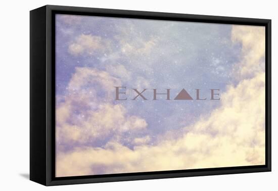 Exhale-Vintage Skies-Framed Stretched Canvas