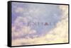 Exhale-Vintage Skies-Framed Stretched Canvas