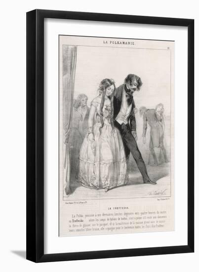 Exhausted by the Polka-Charles Vernier-Framed Art Print