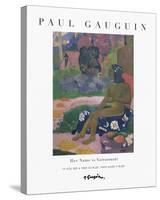 Exhibit - Blue-Paul Gauguin-Stretched Canvas