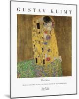 Exhibit - Glow-Gustav Klimt-Mounted Giclee Print