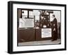 Exhibit of a Fire Detection System by the Montauk Fire Detecting Wire Co. at the Museum of Safety…-Byron Company-Framed Giclee Print