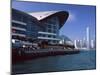 Exhibition and Convention Center, Victoria Harbour, Hong Kong, China, Asia-Amanda Hall-Mounted Photographic Print